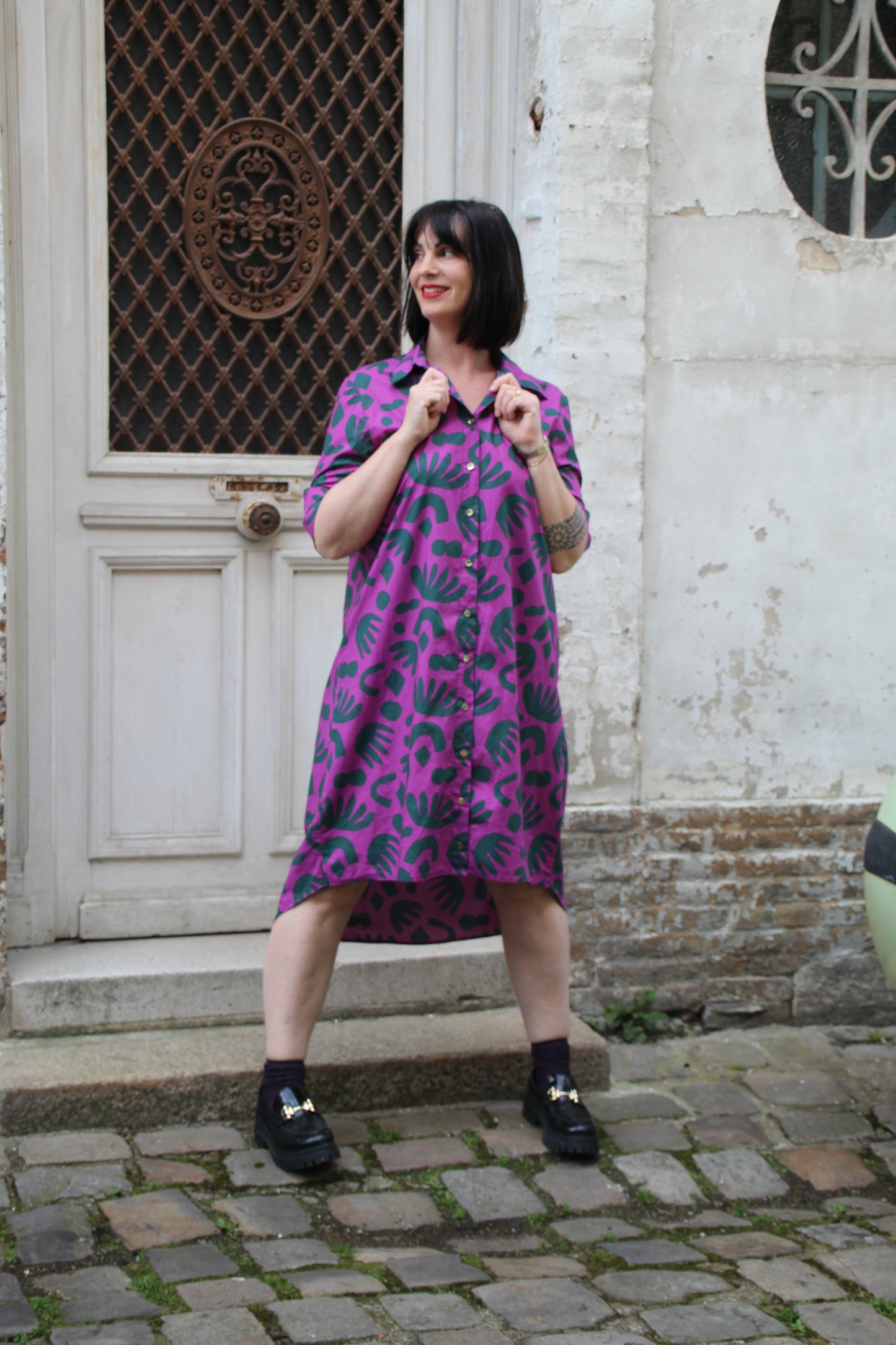 Patron couture: REDIKA, chapitre II : La chemise/robe - Format PDF