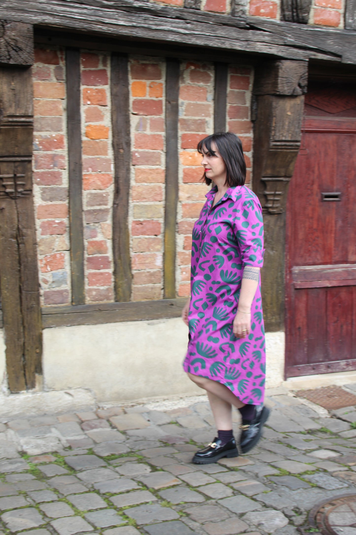 Patron couture: REDIKA, chapitre II : La chemise/robe - Format PDF