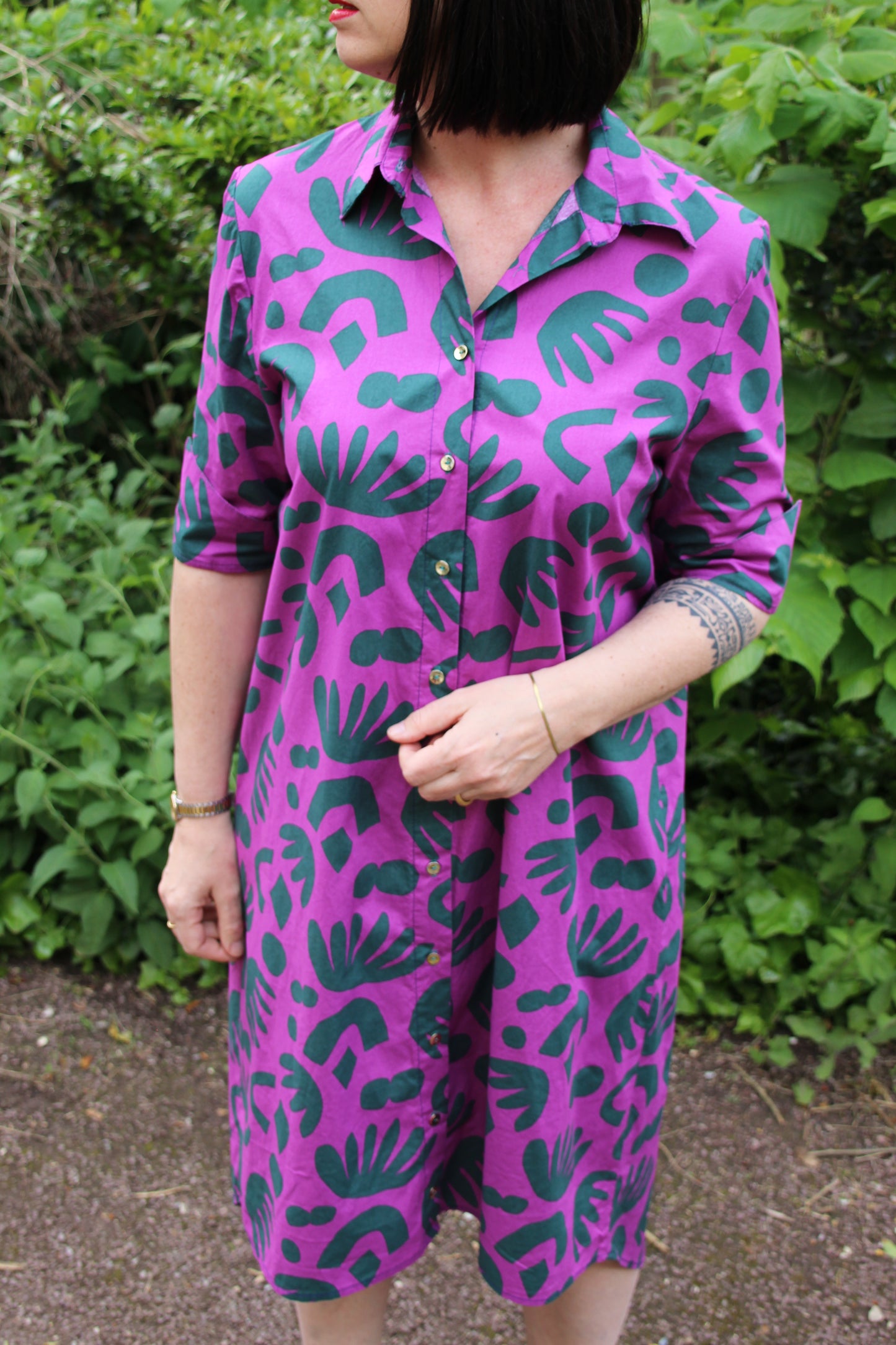 Patron couture: REDIKA, chapitre II : La chemise/robe - Format PDF