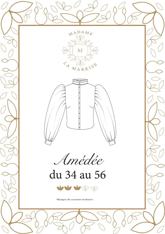 Patron couture Chemise/Blouse Amédée - Format PDF